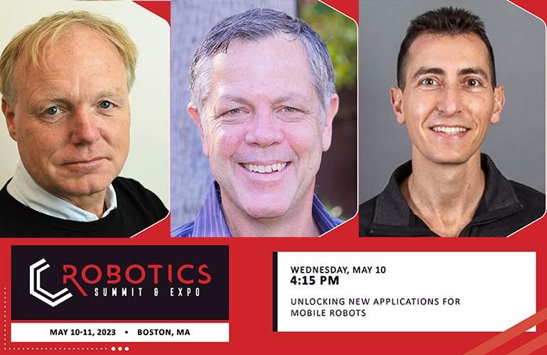 Robotics Summit Promo for "Unlocking New Applications for mobile robots" 