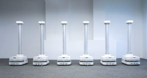 Jasmin and Lavender disinfection robots launched by Geek+ worldwide in response to pandemic