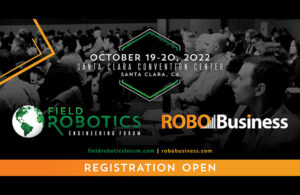 banner ad for RoboBusiness and Field Robotics Engineering Forum